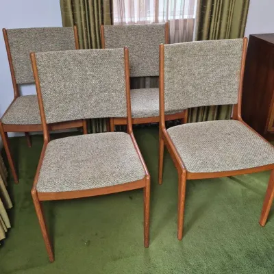 Danish Modern Style Scandinavia Woodworks Teak Dining Chairs (4) - Lot 2/2