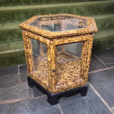 Hexagonal Display Cabinet - 24x21x23”