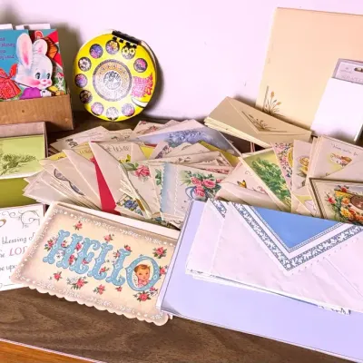 Vintage Unused Greeting Cards, Stationary, Ephemera