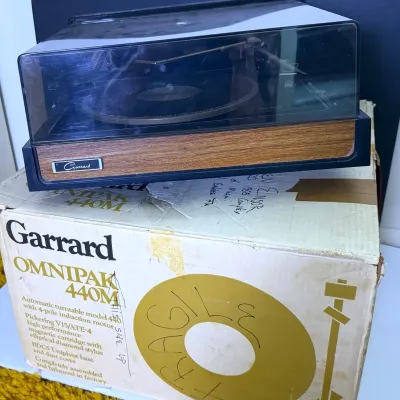 Garrard Omnipak 440M Automatic Turntable With Pickering Cartridge - Original Box