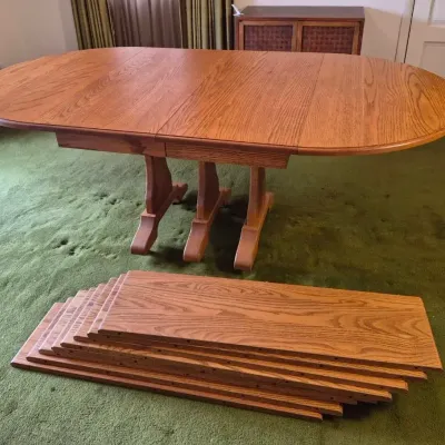 Wood Dining Room Table - Maximum Dimensions 172x42x30”