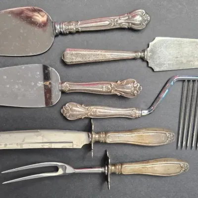 Sterling Silver Handled Serving Utensils