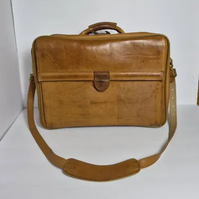 Vintage Hartmann Belting Leather 747 Travel Carry On Bag