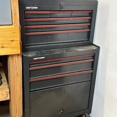 Craftsman Floor Standing Tool Chest With Hardware Contents 
