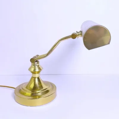 Vintage Brass Piano Lamp