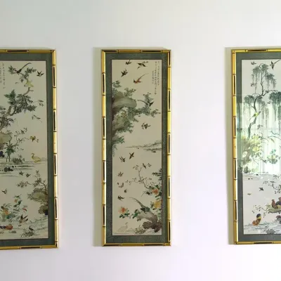Asian Triptych Prints - 40x14”