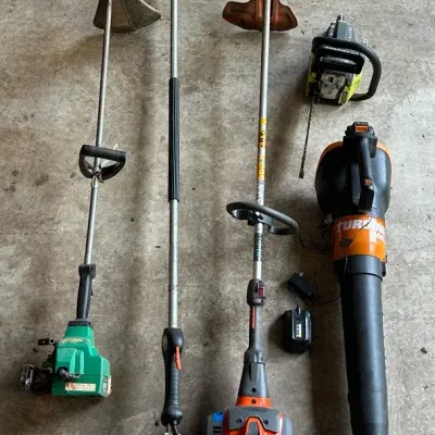 Ryobi 14” Gas Chainsaw, Echo Pole Saw, Worx Blower And More Yard Tools