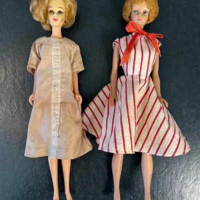 Vintage Barbie Dolls: Bubble Cut & Cousin Francie