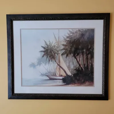Framed Art Print "Leaving Out"