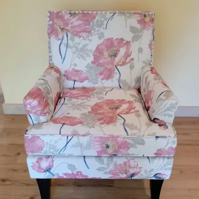 Floral Aceent Armchair 
