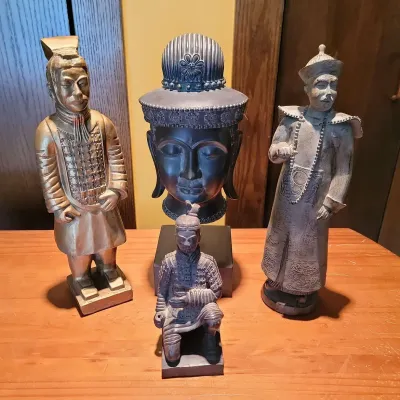 Asian-Style Statues 
