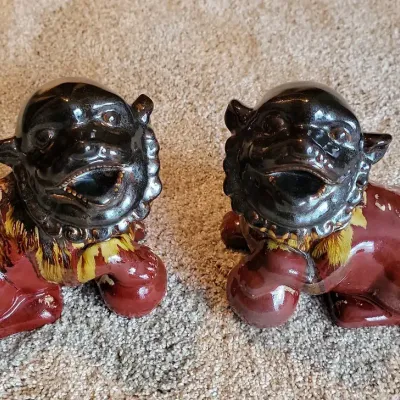 Ceramic Foo Dogs