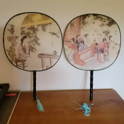 Hand Painted Fans