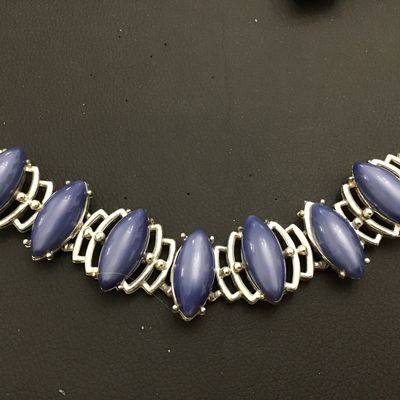 Vintage Blue Panel Bracelet