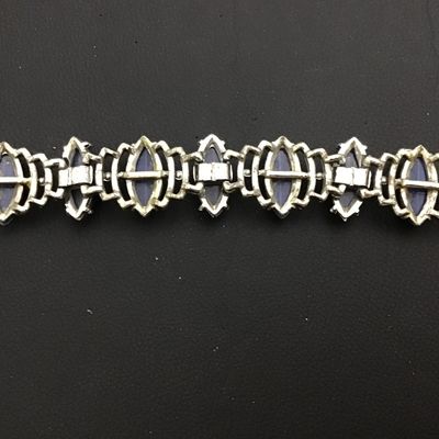 Vintage Blue Panel Bracelet