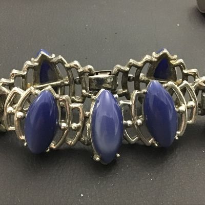 Vintage Blue Panel Bracelet