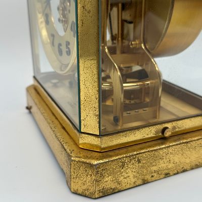 Jaeger-LeCoultre Atmos II Gilt Brass & Glass Mantel Clock