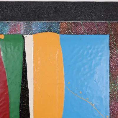 John T. Scott (1940–2007), “Letter to a Haitian Friend No. 1,” 1980–81, Mixed Media on Canvas
