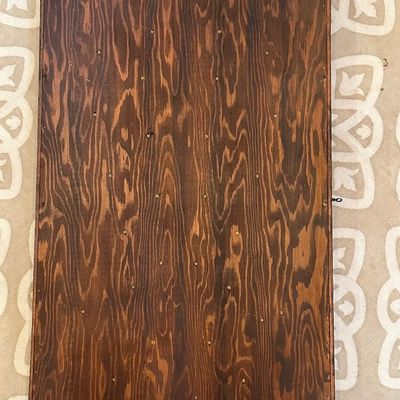 Asian-Style Carved Wood Wall Display Cabinet with Glass Door