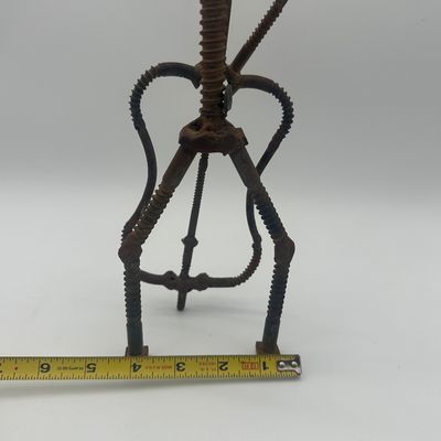 Signed Welded Metal Musician Sculpture Ensemble