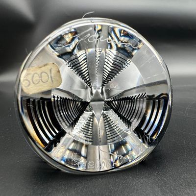 Correia Signed Optical Art Glass Paperweight Sculpture