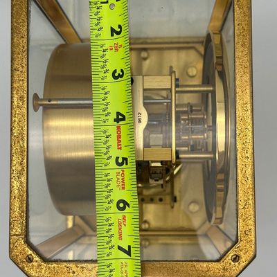 Jaeger-LeCoultre Atmos II Gilt Brass & Glass Mantel Clock