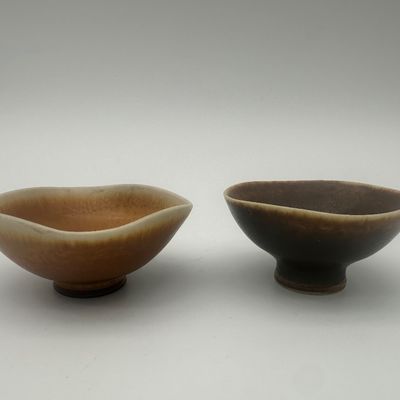 Berndt Friberg for Gustavsberg – Four Glazed Stoneware Bowls