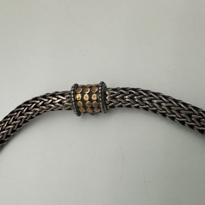 John Hardy Silver & 18K Gold Dot Classic Chain Necklace