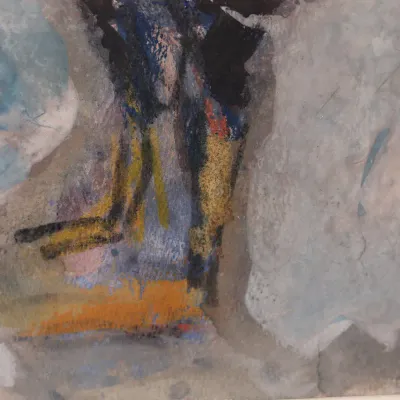 Gandy Brodie “Sea Gull” 1973 Gouache on Paper