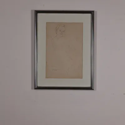 Henry Casselli (American/Louisiana, b. 1946), Seated Figure, Signed Graphite Drawing