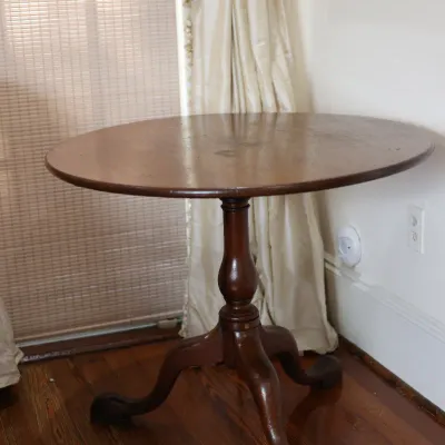George III Mahogany Pedestal Table, Late 18th Century