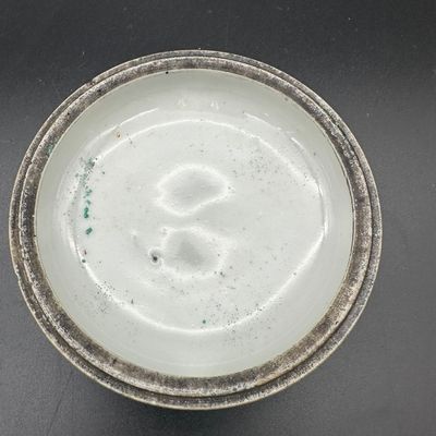 Antique Chinese Famille Rose Porcelain Covered Box