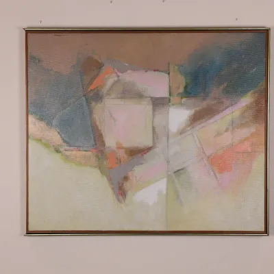 Betty J. Moran (American, 1925–2013), Untitled Abstract, Signed Acrylic on Canvas, 30 x 36 in.