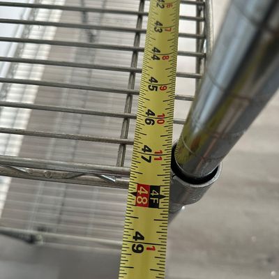 Commercial Chrome Wire 6-Tier Rolling Shelving Unit (3rd floor)