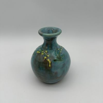 Earthworks Barbados Glazed Art Pottery Vase