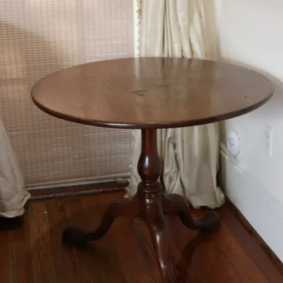 George III Mahogany Pedestal Table, Late 18th Century
