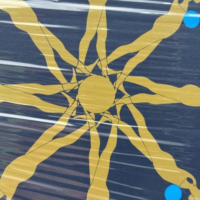 Ernest Tino Trova – Falling Man in Circle, 1968, Artist’s Proof Silkscreen
