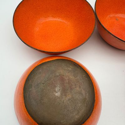 Jade Snow Wong San Francisco Enameled Copper Bowls – Set of 7