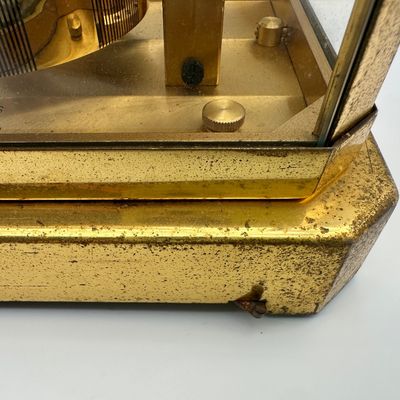 Jaeger-LeCoultre Atmos II Gilt Brass & Glass Mantel Clock