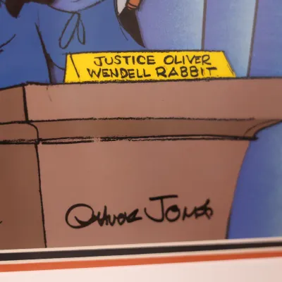 Chuck Jones “Justice Oliver Wendell Rabbit” Limited Edition Animation Cel, 1982