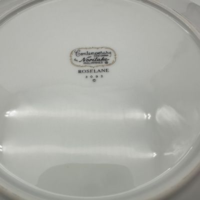 Noritake Roselane Fine China Dinnerware Set – 50 Pieces