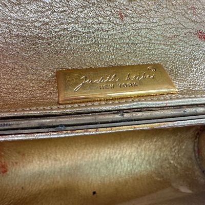 Judith Leiber Vintage Black Exotic Skin Shoulder Bag