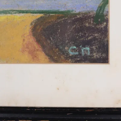 Charles Hudson (American, 20th Century), Untitled Landscape, Signed Pastel
