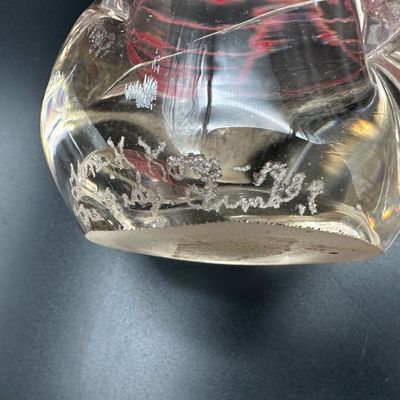 Gene Koss “Ridge Road Climb” Art Glass Sculpture, 1989
