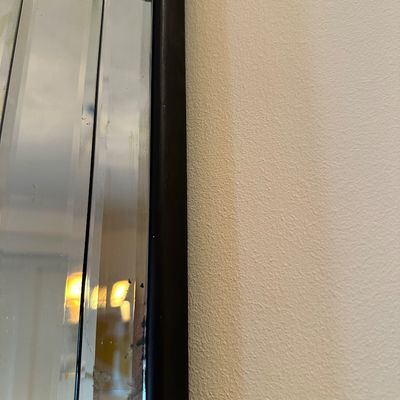 Hollywood Regency Beveled Mirrored Wall Mirror