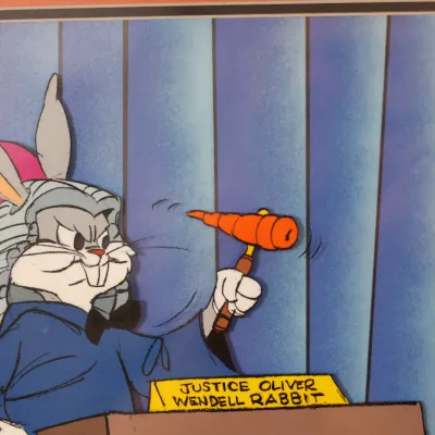 Chuck Jones “Justice Oliver Wendell Rabbit” Limited Edition Animation Cel, 1982