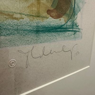 Claes Oldenburg “Cup” 1973 Signed & Numbered Lithograph 23/50