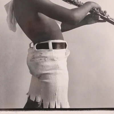 George Dureau “Pee Wee and Clarinet” 1977 Signed Photograph