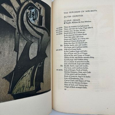 William Shakespeare “The Tragedie of Macbeth” – Grabhorn Press, 1952 – Limited Edition of 18