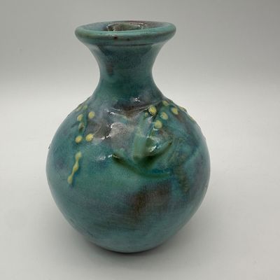 Earthworks Barbados Glazed Art Pottery Vase
